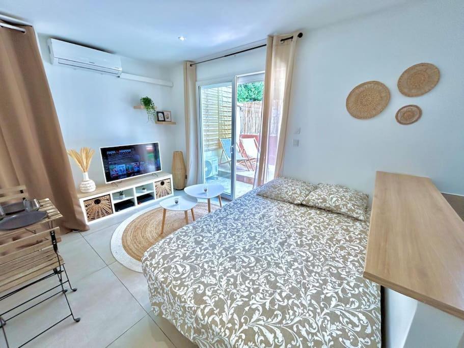 Studio Cosy Proche Plage, Parking Gratuit Juan-les-Pins Extérieur photo